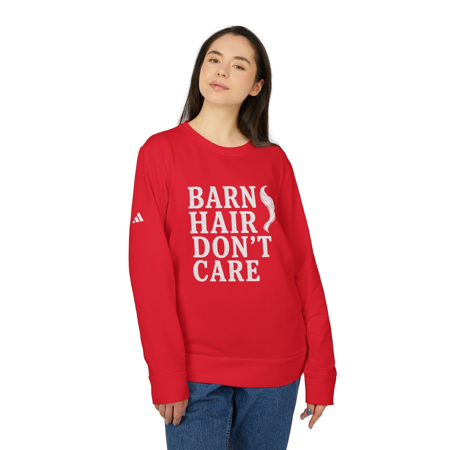 Casual Crewneck Sweatshirt, Cozy Fleece Top for Barn Lovers, Fun Gift for Animal Lovers, Comfortable Everyday Wear, Perfect for Fall & [...]