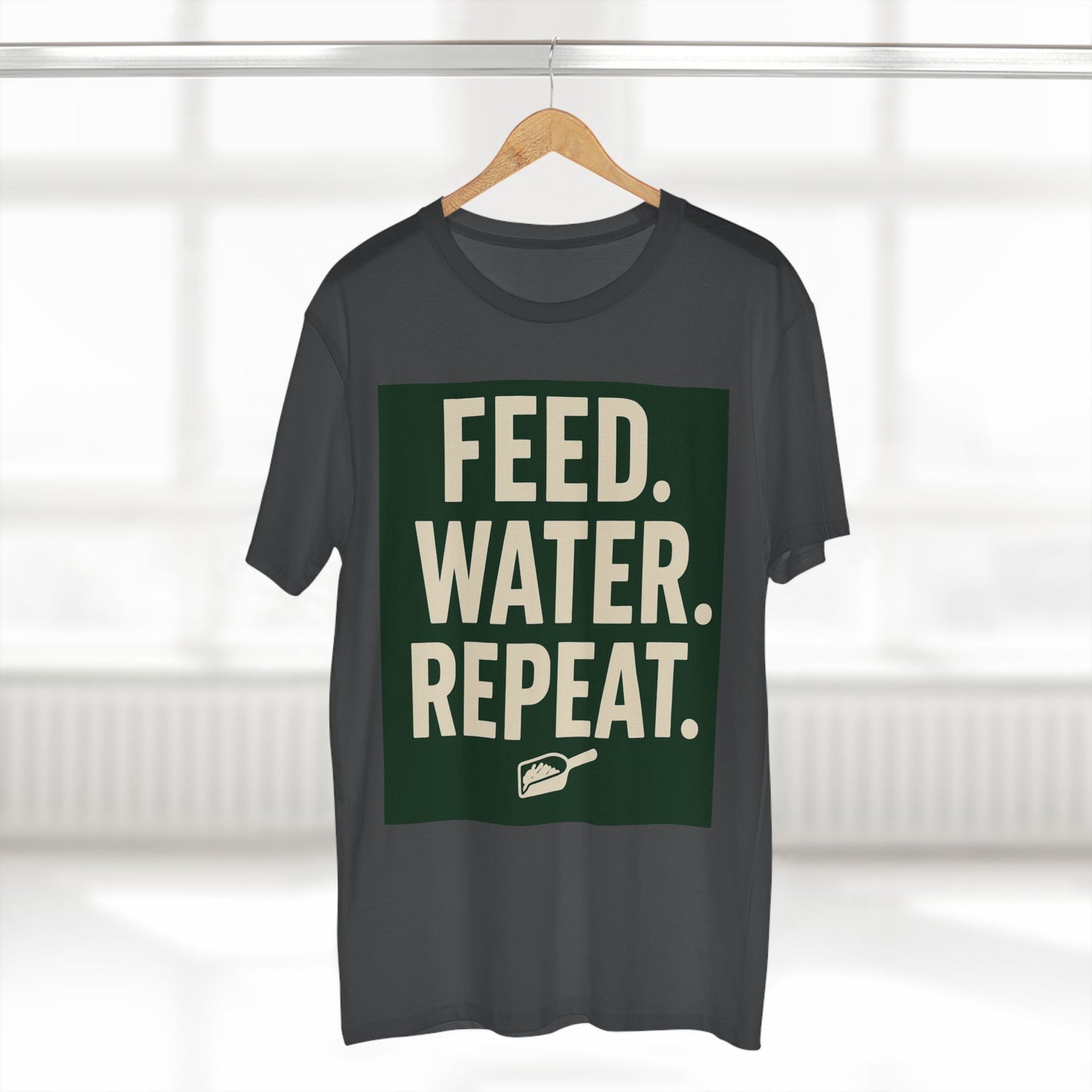 Feed Water Repeat Tee - Perfect for Animal Lovers, Gardening Gifts, Casual Wear, Eco-Friendly Lifestyle, Everyday Reminder