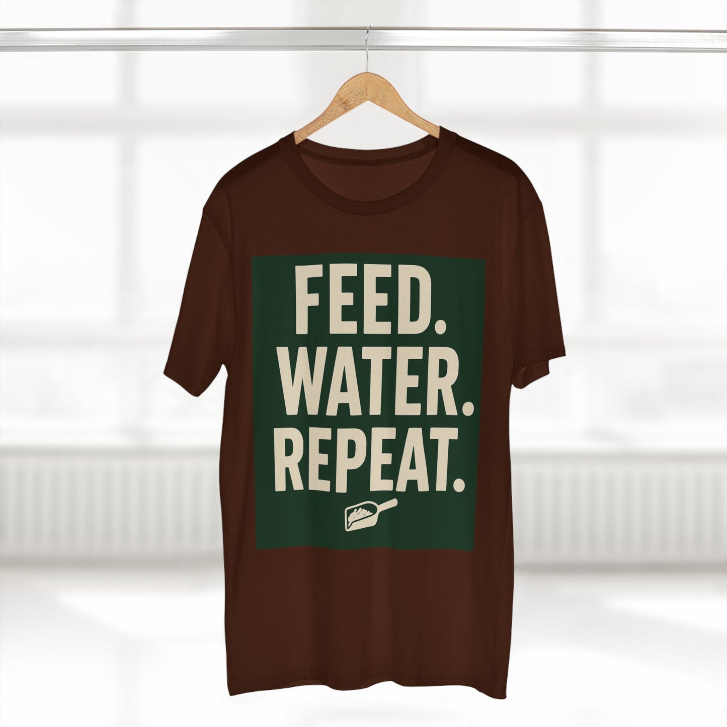 Feed Water Repeat Tee - Perfect for Animal Lovers, Gardening Gifts, Casual Wear, Eco-Friendly Lifestyle, Everyday Reminder