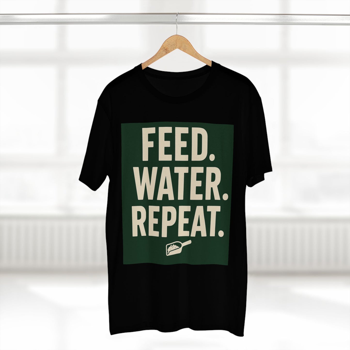 Feed Water Repeat Tee - Perfect for Animal Lovers, Gardening Gifts, Casual Wear, Eco-Friendly Lifestyle, Everyday Reminder
