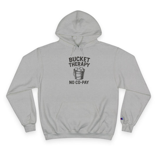 Bucket Therapy Hoodie, Funny Sweatshirt, Self-Care Gift, Cozy Hoodie, Stress Relief Apparel, Casual Wear, Unique Gift Idea