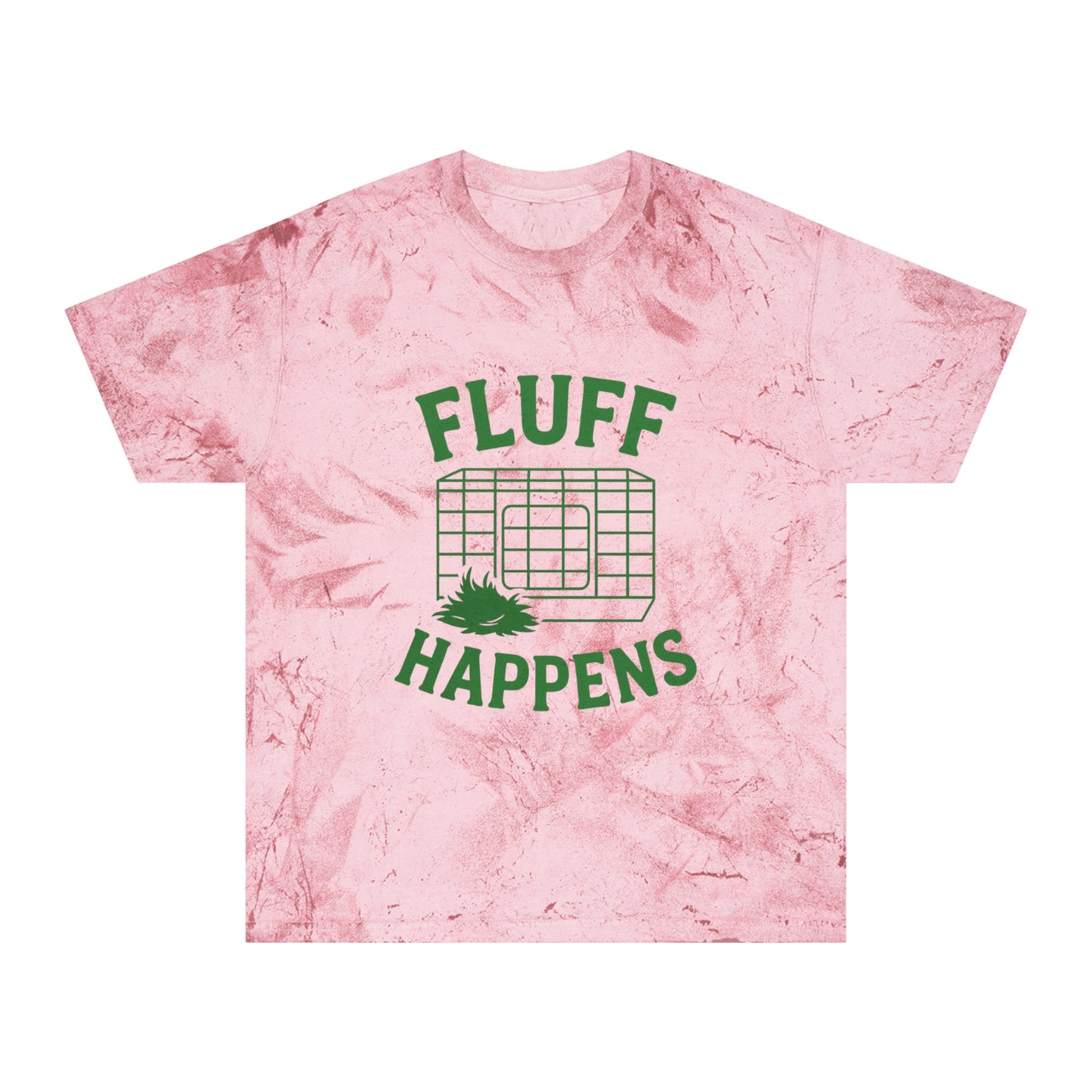 Color Blast T-Shirt with Fluff Happens Design, Unisex Casual Shirt, Gift for Friends, Summer Wear, Trendy Tie-Dye Tee, Unique Graphic [...]