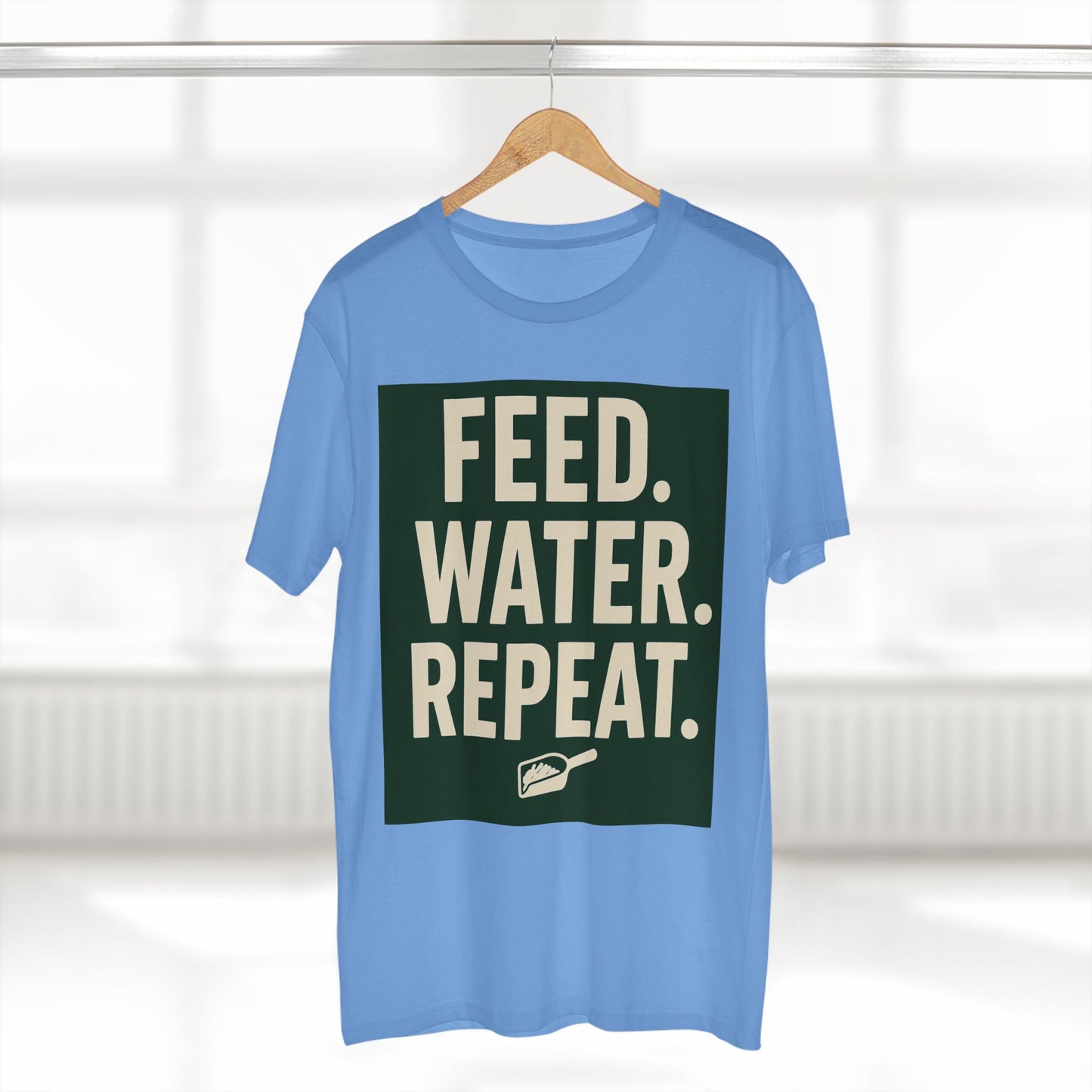 Feed Water Repeat Tee - Perfect for Animal Lovers, Gardening Gifts, Casual Wear, Eco-Friendly Lifestyle, Everyday Reminder