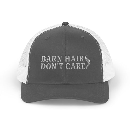 Barn Hair Don't Care Snapback Trucker Cap | Fun Casual Hat for Country Lovers, Farm Life Accessory, Perfect Gift for Outdoorsy [...]