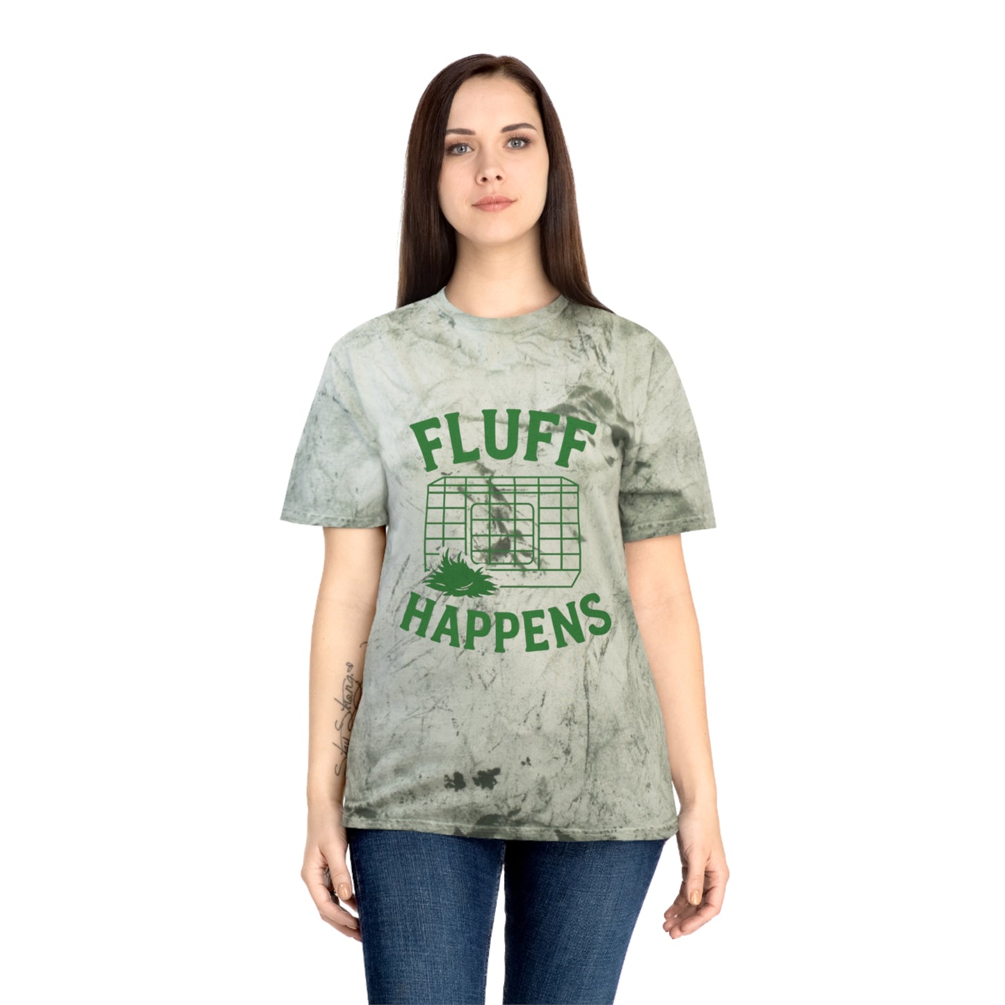 Color Blast T-Shirt with Fluff Happens Design, Unisex Casual Shirt, Gift for Friends, Summer Wear, Trendy Tie-Dye Tee, Unique Graphic [...]